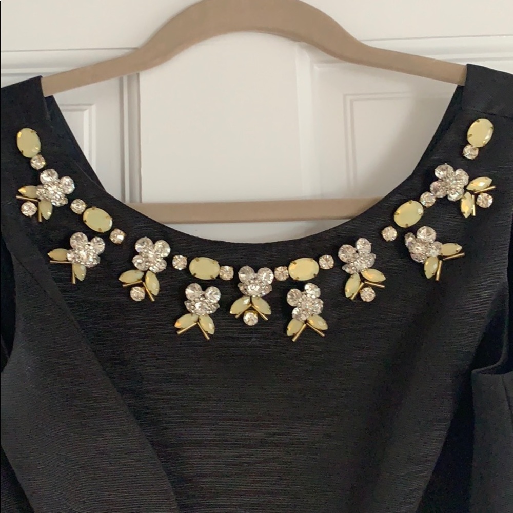 Black and White Cocktail Dress - Picture 3 of 3